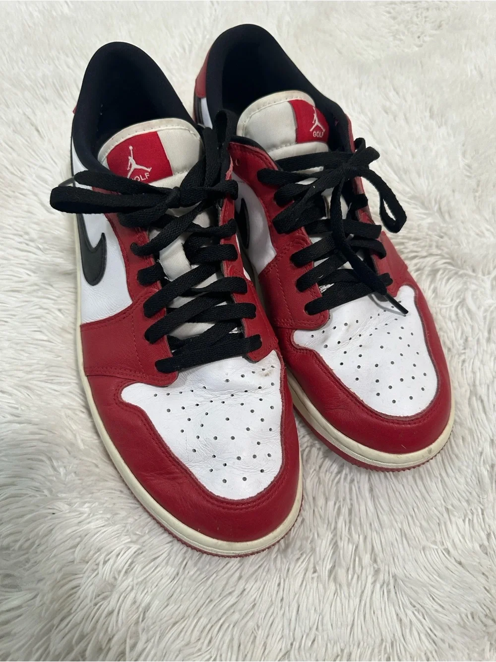 ❤️ Jordan 1 Retro Low Golf Shoe Chicago